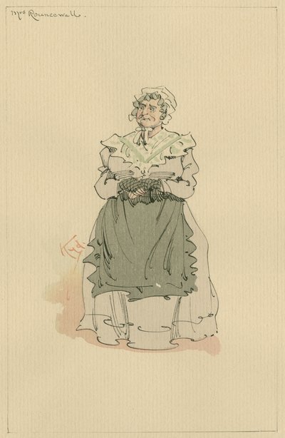 Mrs Rouncewell by Joseph Clayton Clarke